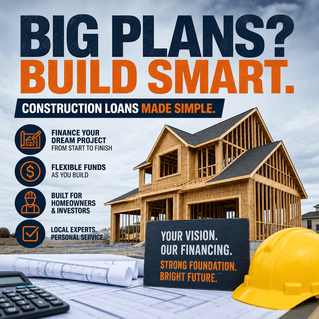 Construction loan for a new build in Katy, Texas