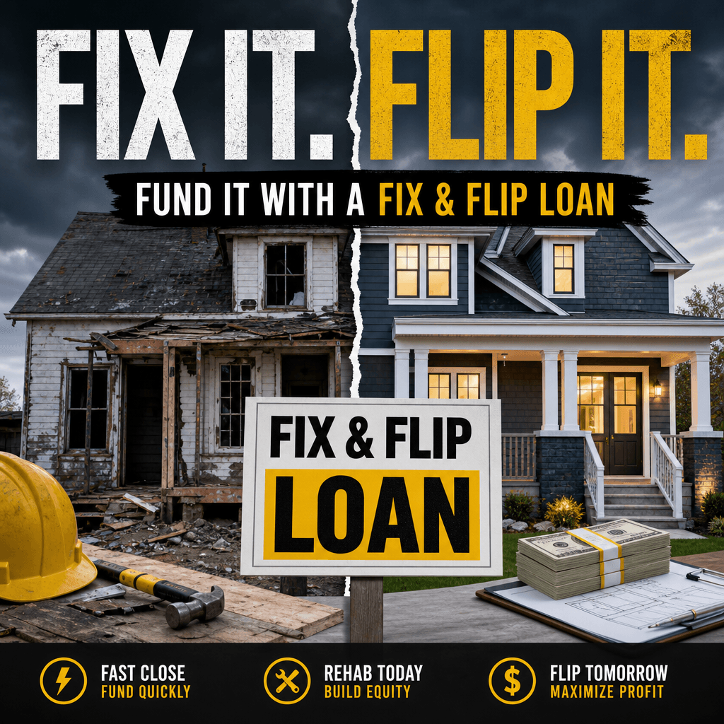 Fix and flip renovation loan for a Texas investment property