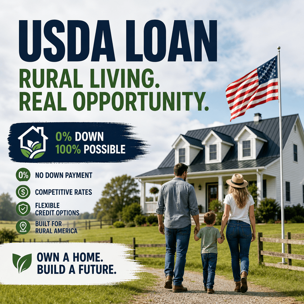 USDA rural development loan for a home near Katy, Texas